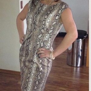 MK Snakeskin Print Dress